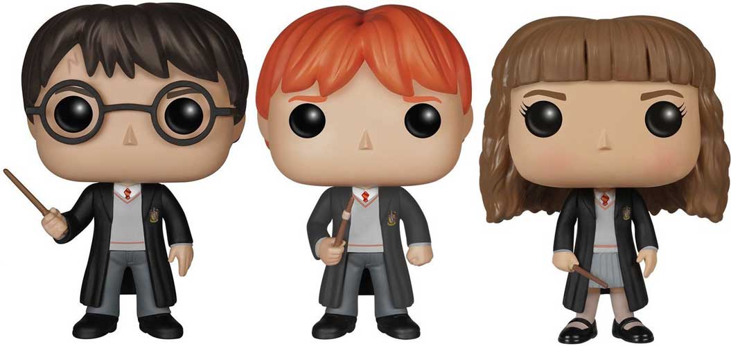 harry ron and hermione funko pop